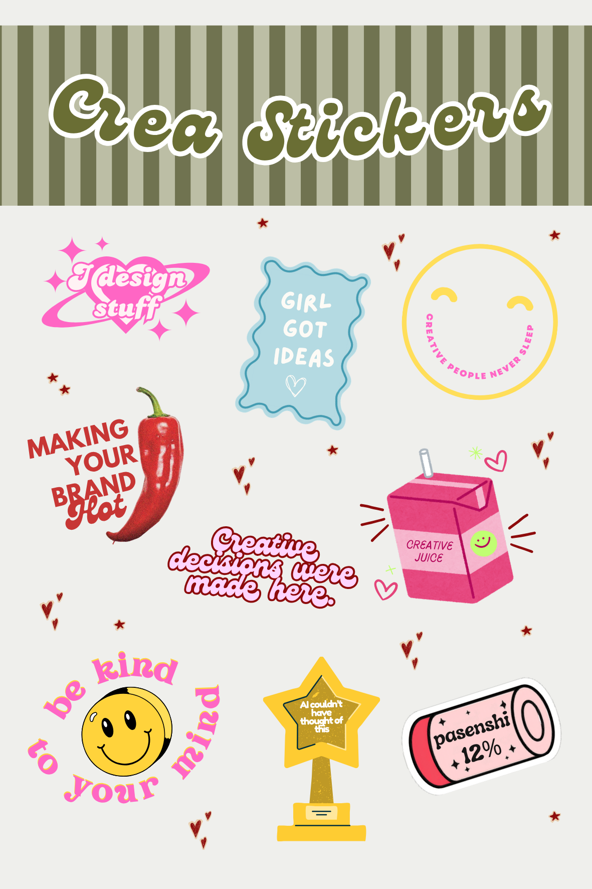 Pink Sticker Pack