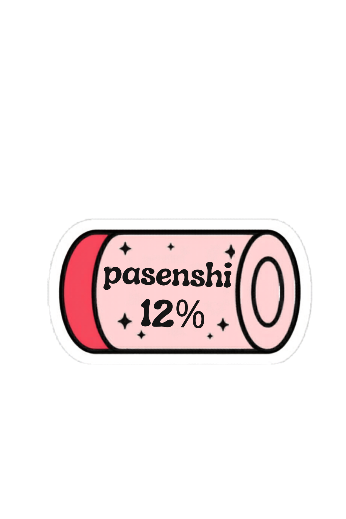 Pasenshi 12% Small Sticker