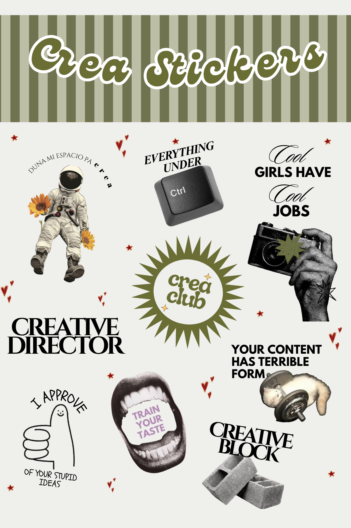 CREA Sticker Pack